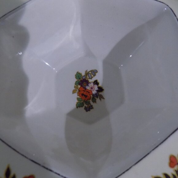John Maddock & Sons Hexagonal Serving Bowl Minerva Richmond England - Picture 4 of 10